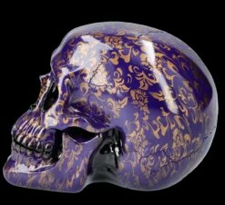 Totenkopf Figur Indigo-blau - Indigo Elegance -FIGUREN Verkäufe FS26162 Totenkopf Figur indigo blau Indigo Elegance 4 1280x1280