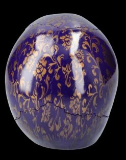 Totenkopf Figur Indigo-blau - Indigo Elegance -FIGUREN Verkäufe FS26162 Totenkopf Figur indigo blau Indigo Elegance 6 1280x1280