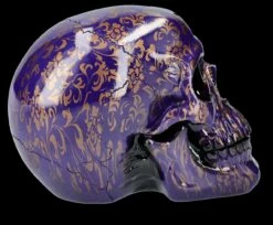 Totenkopf Figur Indigo-blau - Indigo Elegance -FIGUREN Verkäufe FS26162 Totenkopf Figur indigo blau Indigo Elegance 8 1280x1280