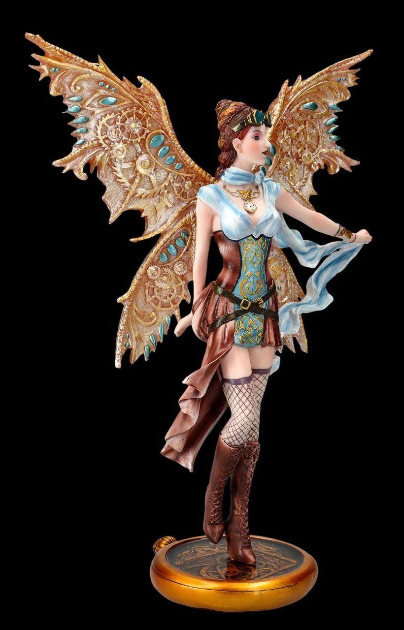 Elfen Figur - Steampunk Fairy Landora 4 Elfen Figur - Steampunk Fairy Landora – Bild 2