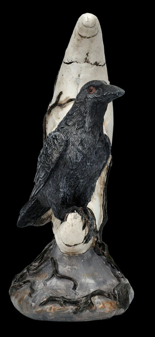 Totenkopf Mond Mit Rabe LED 7 Totenkopf Mond Mit Rabe LED – Bild 5