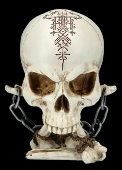 NEMESIS NOW Totenkopf Figur Auf Knochen - The Reckoning -FIGUREN Verkäufe FS26349 Totenkopf Figur auf Knochen The Reckoning 1 1280x1280