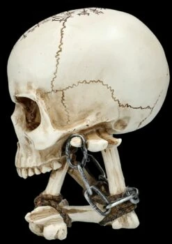 NEMESIS NOW Totenkopf Figur Auf Knochen - The Reckoning -FIGUREN Verkäufe FS26349 Totenkopf Figur auf Knochen The Reckoning 4 1280x1280