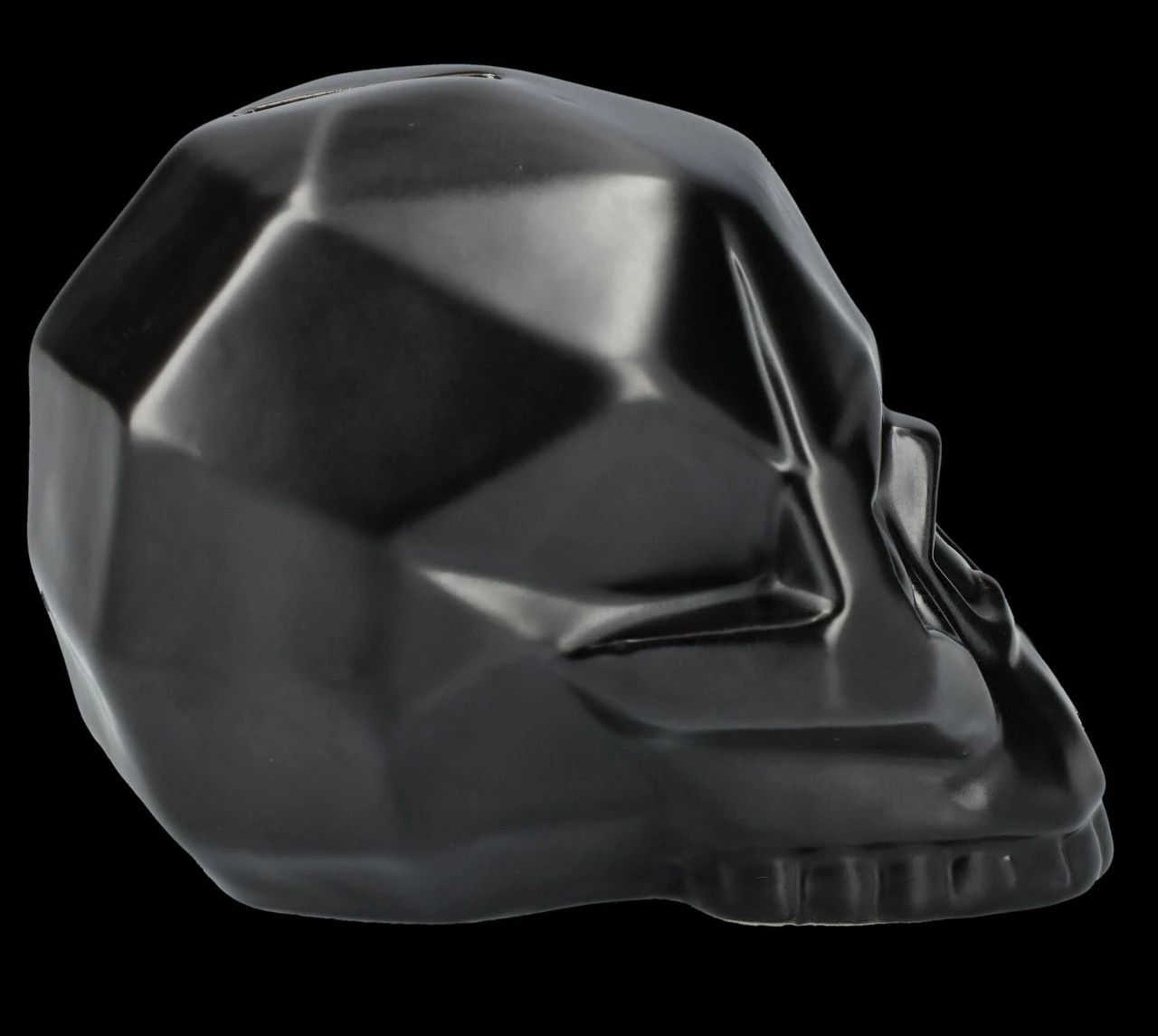 Totenkopf Spardose - Geometrie Schwarz 9 Totenkopf Spardose - Geometrie Schwarz – Bild 7
