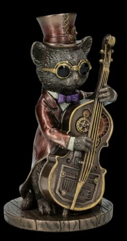 Steampunk Figur - Katzen Bassist -FIGUREN Verkäufe FS26388 Katzen Bassist 9 1280x1280