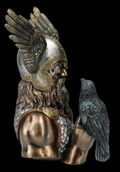 Odin Figur - Büste Klein Mit Raben -FIGUREN Verkäufe FS26396 Odin Figur B ste klein mit Raben 8 1280x1280