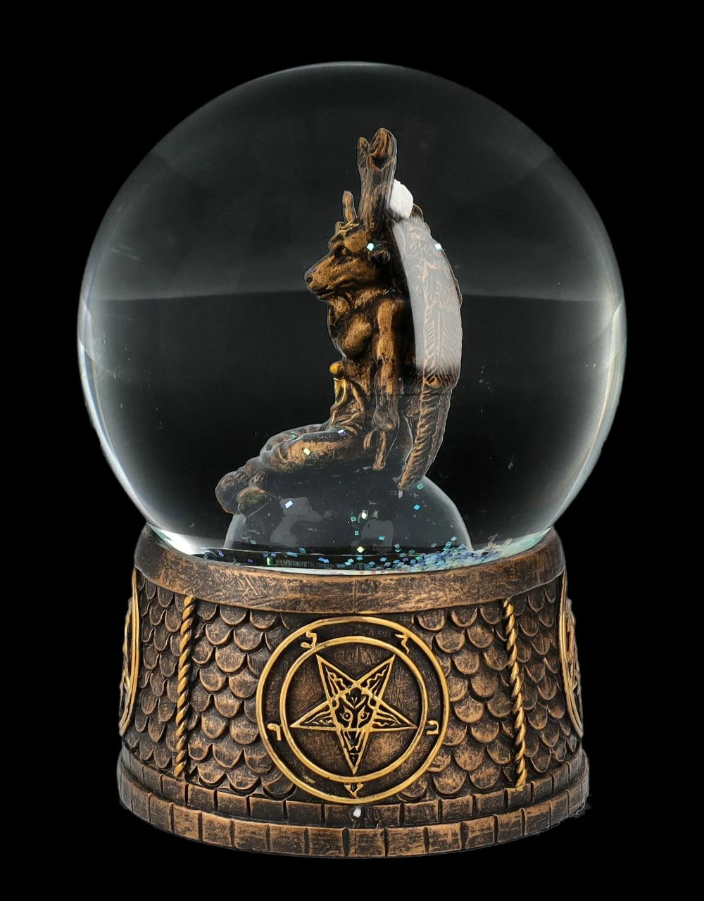 Schneekugel Mit Baphomet 6 Schneekugel Mit Baphomet – Bild 4