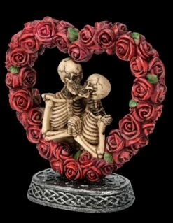 Skelett Figur - Liebespaar In Rosenherz Bunt -FIGUREN Verkäufe FS26465 Skelett Figur Liebespaar in Rosenherz bunt 2 1280x1280