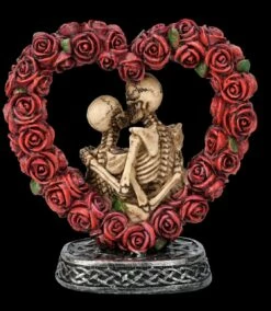 Skelett Figur - Liebespaar In Rosenherz Bunt -FIGUREN Verkäufe FS26465 Skelett Figur Liebespaar in Rosenherz bunt 6 1280x1280