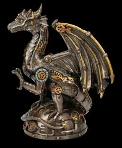 Drachenfigur - Steampunk Wächter