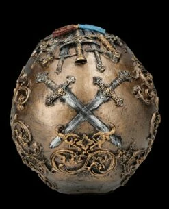 Totenkopf Figur - Ritter-Wappen -FIGUREN Verkäufe FS26519 Totenkopf Figur mittelalterlich mit Wappen 6 1280x1280