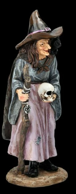 Hexen Figur Mit Katze Und Schädel -FIGUREN Verkäufe FS26548 Hexennfigur mit Katze und Sch del 9 1280x1280