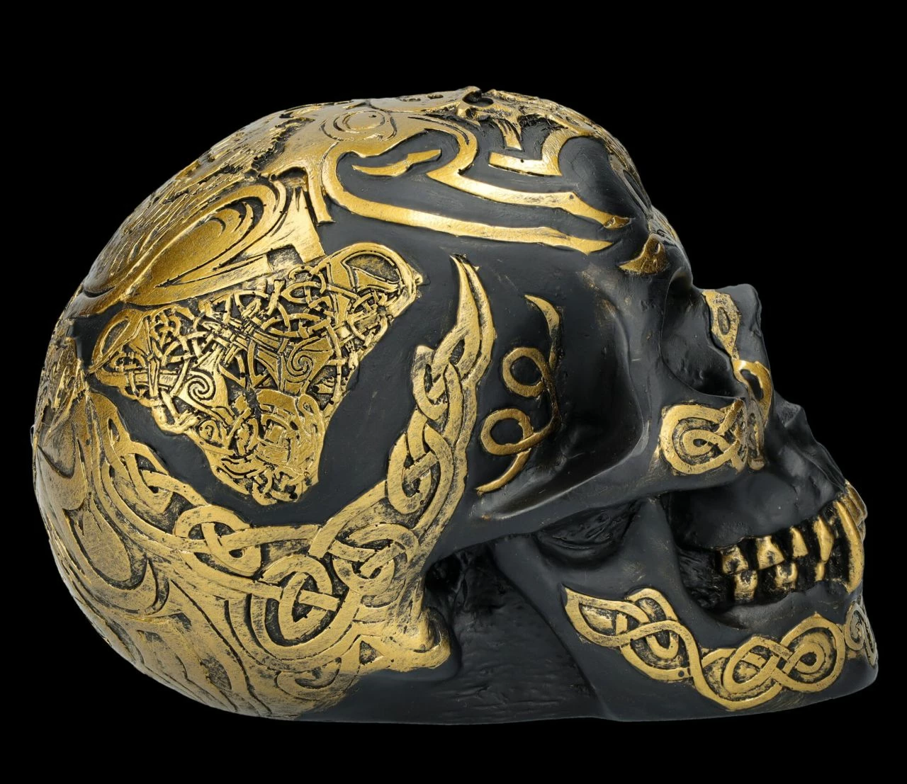 Totenkopf Schwarz - Keltische Verzierungen 8 Totenkopf Schwarz - Keltische Verzierungen – Bild 6