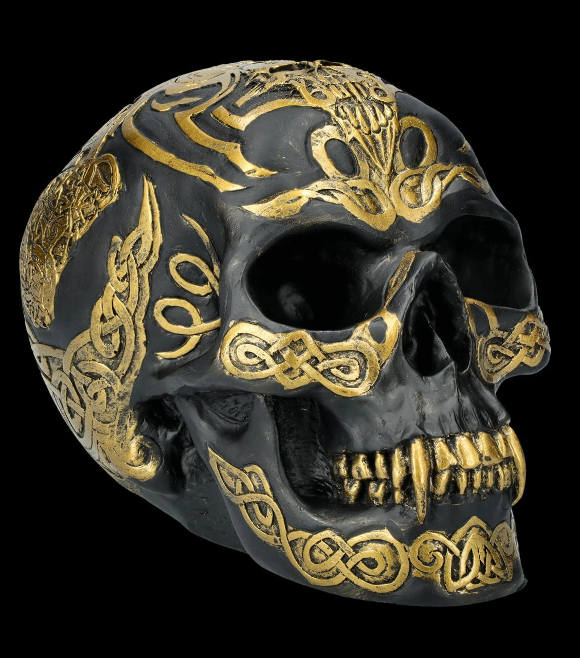 Totenkopf Schwarz - Keltische Verzierungen 3 Totenkopf Schwarz - Keltische Verzierungen