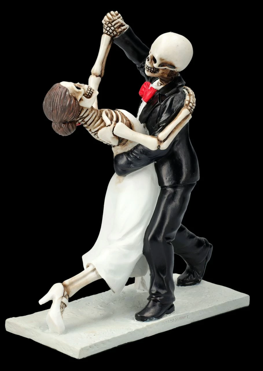 Skelett Figur - Brautpaar Tanzend 4 Skelett Figur - Brautpaar Tanzend – Bild 2