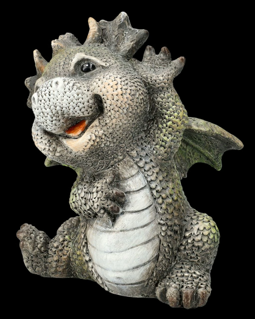 Gartenfigur - Lachender Drache 8 Gartenfigur - Lachender Drache – Bild 6