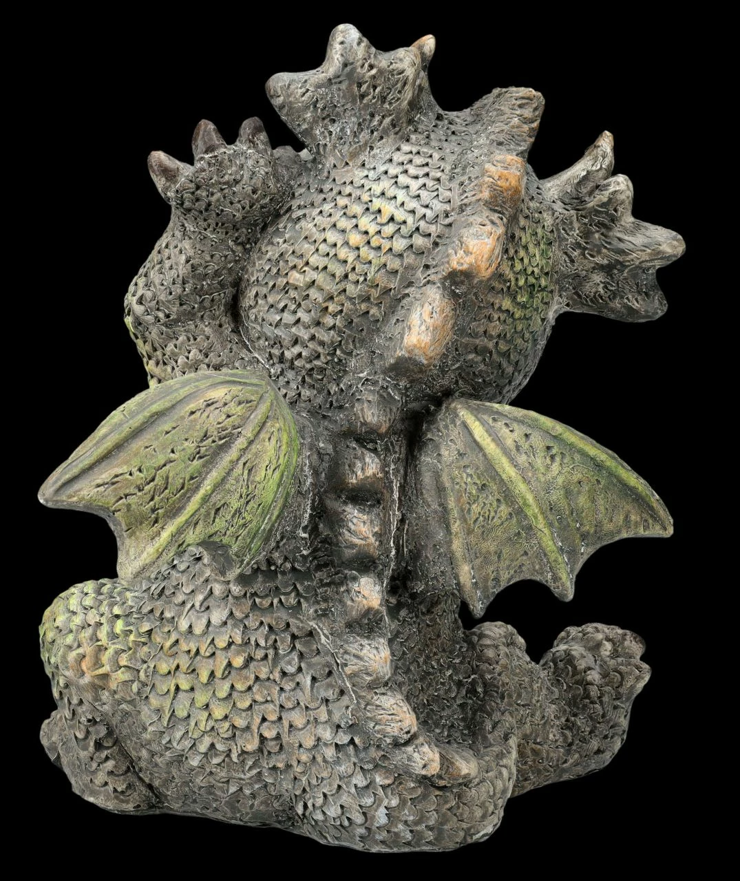 Gartenfigur - Lachender Drache 6 Gartenfigur - Lachender Drache – Bild 4