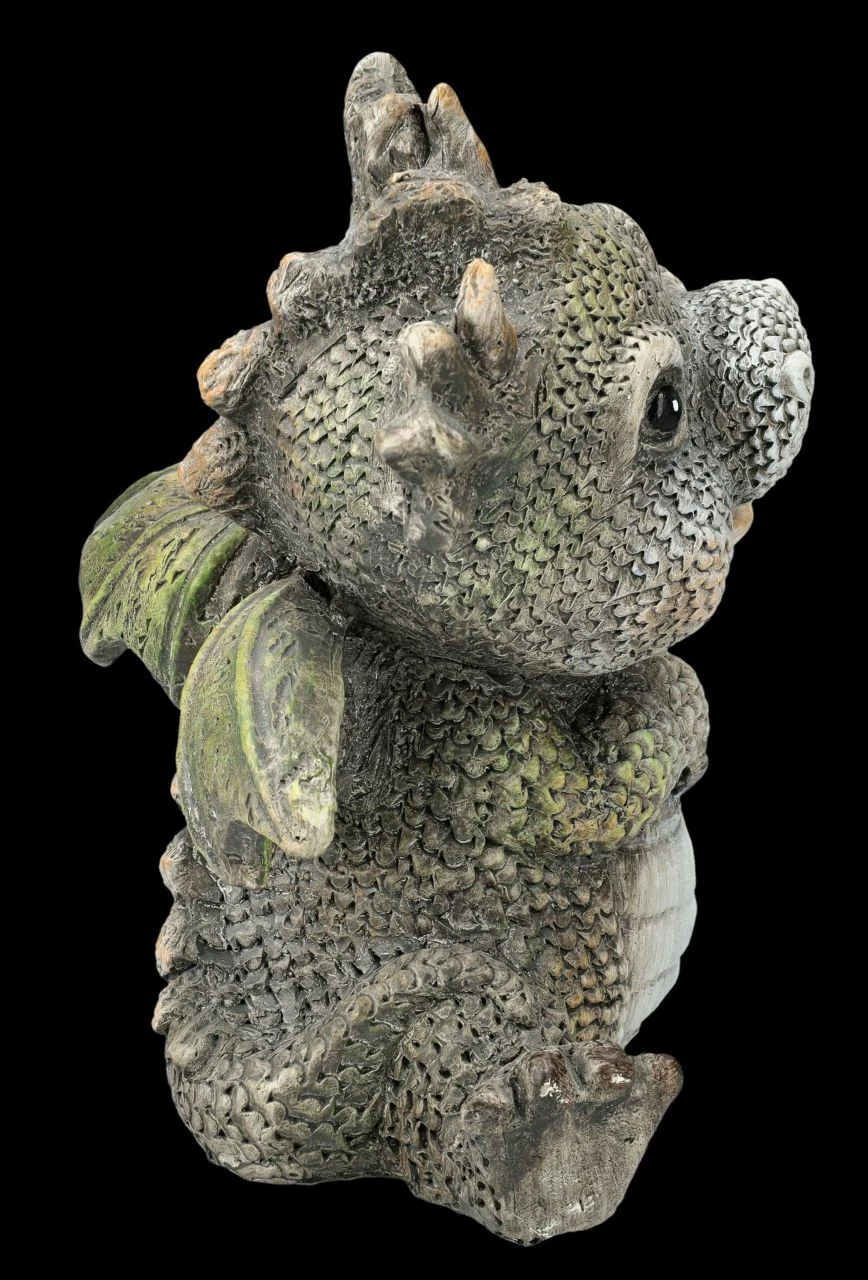 Gartenfigur - Lachender Drache 7 Gartenfigur - Lachender Drache – Bild 5