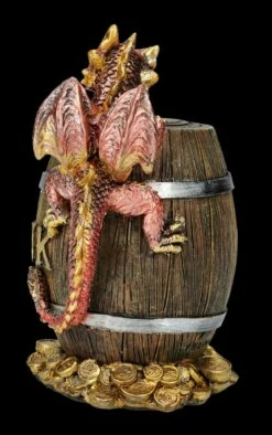 Spardose - Drache Auf Faß -FIGUREN Verkäufe FS26672 Spardose Drache mit Fass 4 1280x1280