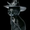 NEMESIS NOW Okkulte Katzenfigur Mit Hexenhut - Purrah -FIGUREN Verkäufe FS44483 Okkulte Katzenfigur mit Hexenhut 2 1280x1280
