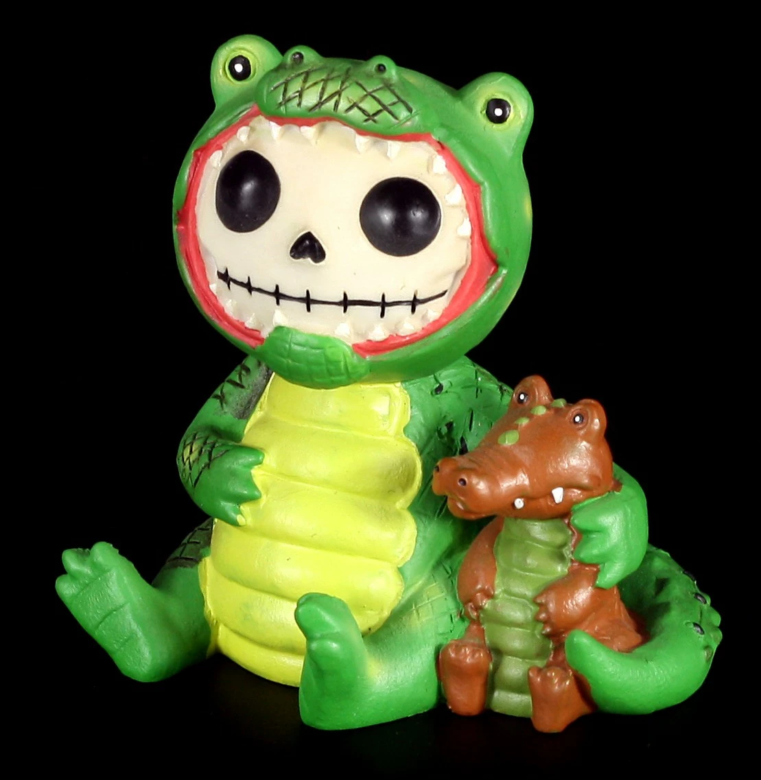 Furry Bones Figur - Krokodil Chompsy 4 Furry Bones Figur - Krokodil Chompsy – Bild 2