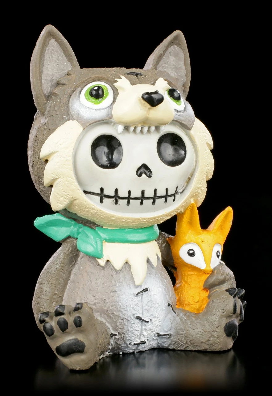 Furry Bones Figur - Wolf Wolfgang 4 Furry Bones Figur - Wolf Wolfgang – Bild 2
