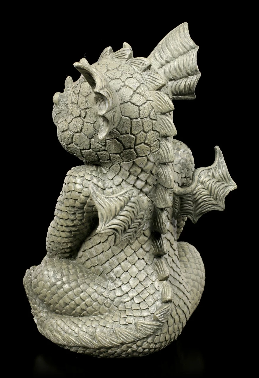 Gartenfigur - Drache Laughy 6 Gartenfigur - Drache Laughy – Bild 4