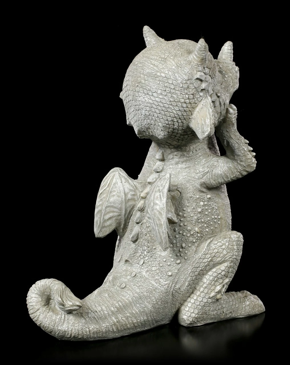 Gartenfigur - Erstaunter Drache 7 Gartenfigur - Erstaunter Drache – Bild 5