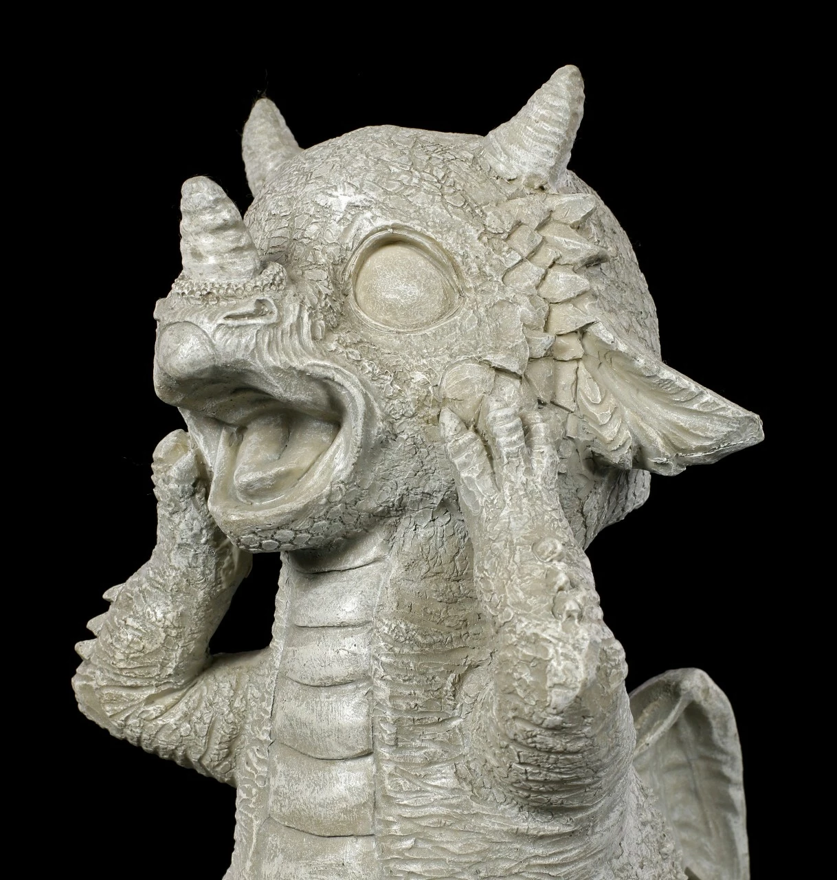 Gartenfigur - Erstaunter Drache 8 Gartenfigur - Erstaunter Drache – Bild 6