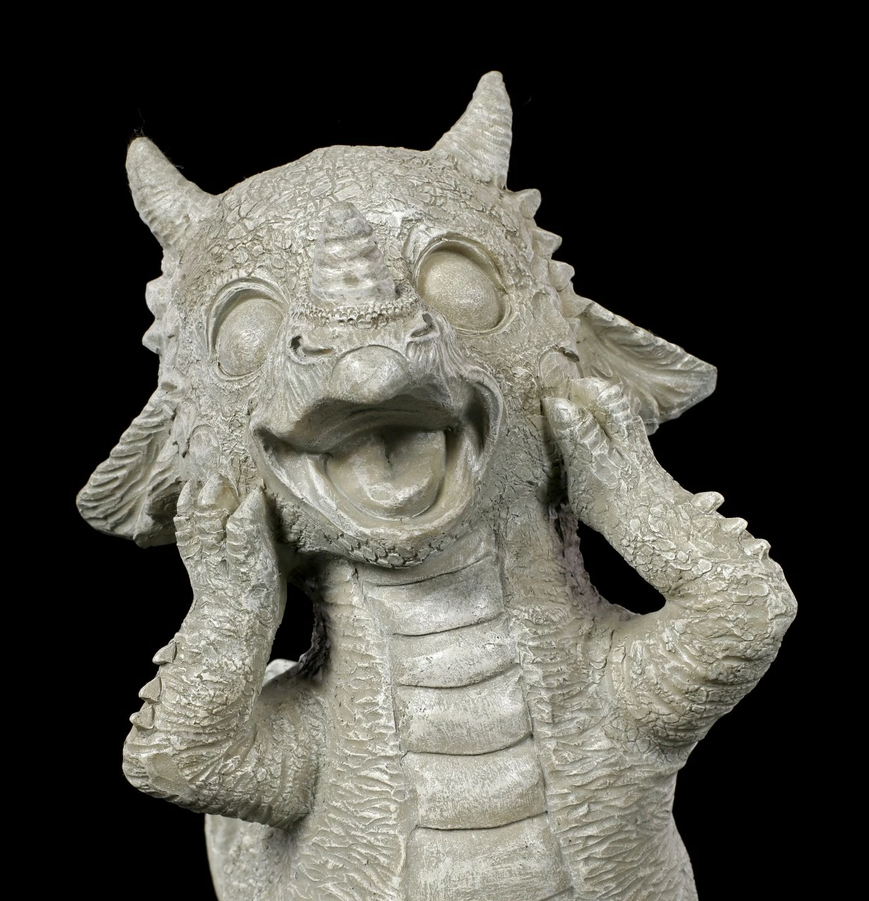 Gartenfigur - Erstaunter Drache 9 Gartenfigur - Erstaunter Drache – Bild 7