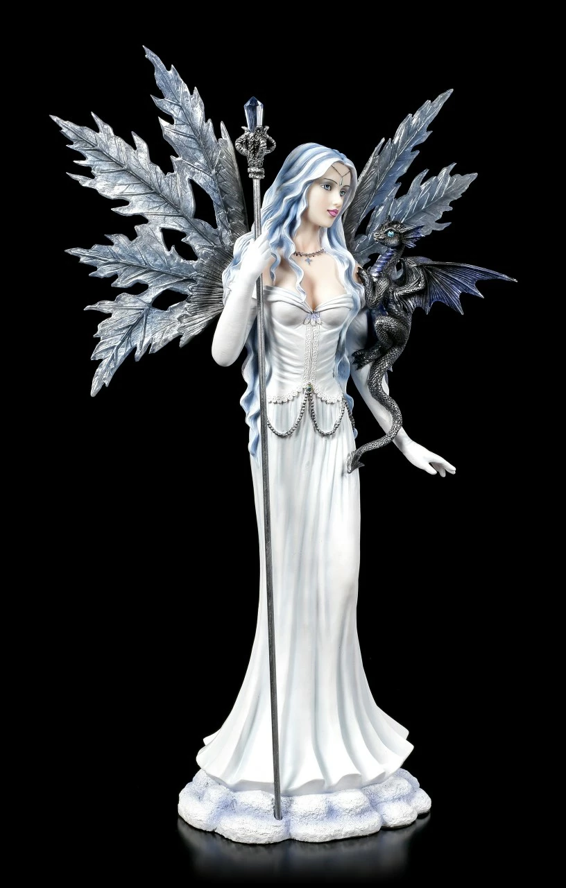 Große Elfen Figur - Adica Mit Kleinem Drachen 8 Große Elfen Figur - Adica Mit Kleinem Drachen – Bild 6