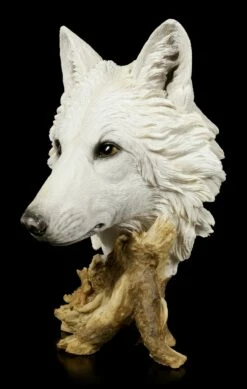 Große Wolfskopf Büste - Winterzeit -FIGUREN Verkäufe Grosse Wolfskopf Bueste Winterzeit 2 1280x1280