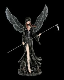 Großer Schwarzer Todesengel Mit Sense - Immortal Death