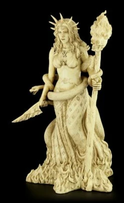 Hekate Figur - Griechische Göttin Der Magie - Weiß -FIGUREN Verkäufe Hekate Figur Griechisch Magie 25714a85fe9c39 1280x1280