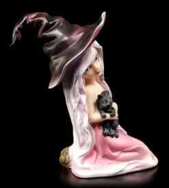 Hexen Figur - Rosa Mit Katze -FIGUREN Verkäufe Hexen Figur Katze 258007642675f3 1280x1280