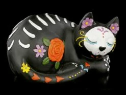 Katzen Figur - Sleepy Sugar - Day Of The Dead