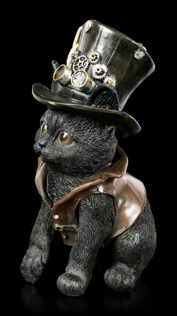 Katzen Figur - Steampunk Cogsmiths Cat 5 Katzen Figur - Steampunk Cogsmiths Cat – Bild 3