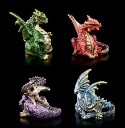 Kleine Drachen Figuren 4er Set - Over And Done -FIGUREN Verkäufe Kleine Drachen Figuren Over And Done 4er Set 2 1280x1280