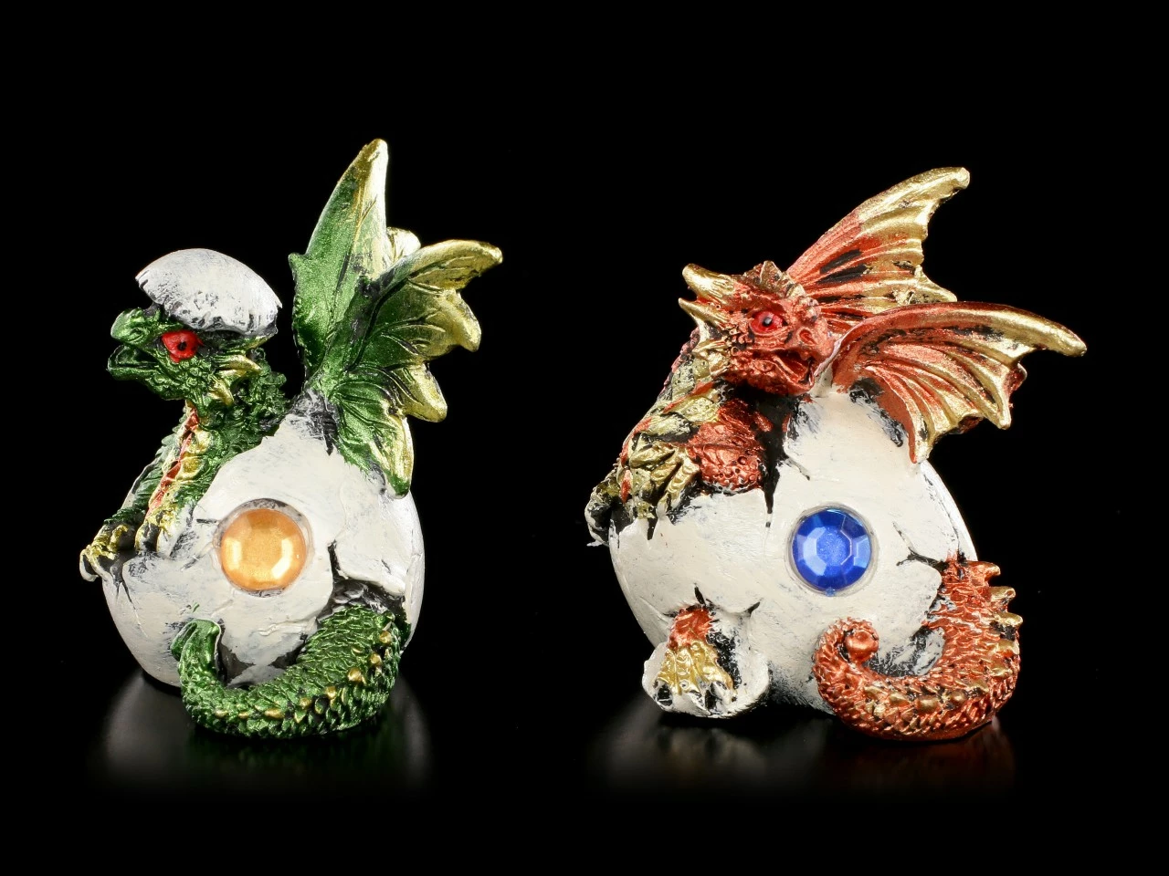 Kleine Drachen Figuren 4er Set - Schlüpfen Aus Eiern 8 Kleine Drachen Figuren 4er Set - Schlüpfen Aus Eiern – Bild 6