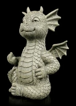 Kleine Gartenfigur - Glücksdrache Bad Boy -FIGUREN Verkäufe Kleine Gartenfigur Gluecksdrache Bad Boy 2 1280x1280