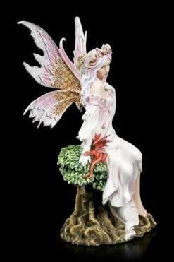Große Elfen Figur - Phina Mit Rotem Drachen 14 Große Elfen Figur - Phina Mit Rotem Drachen -FIGUREN Verkäufe Large Fairy Figure Phina with red Dragon 4 1280x1280