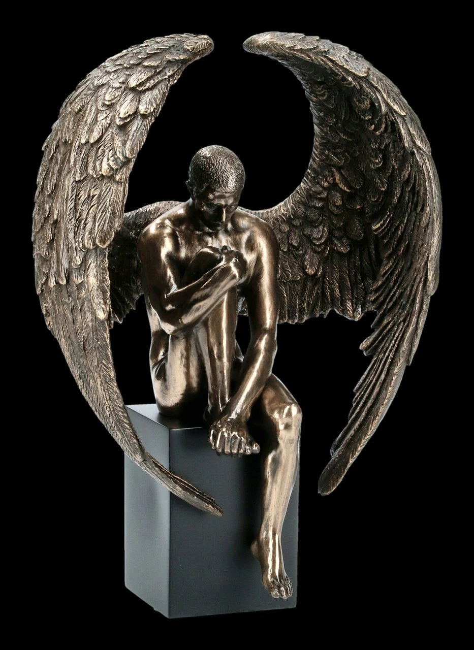 Engel Akt Figur - Besinnung - Angel's Reflection 3 Engel Akt Figur - Besinnung - Angel's Reflection