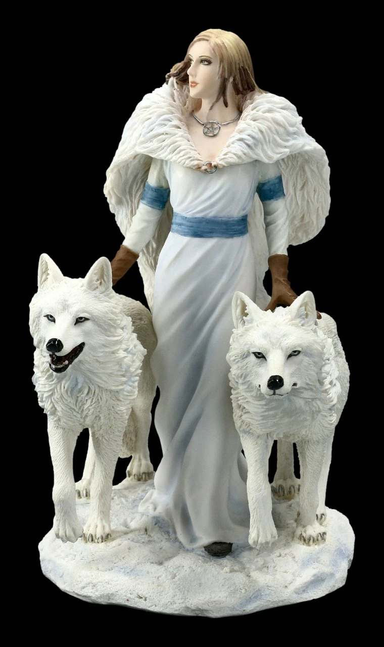 Figur Wolf Wächter - Winter Guardians By Anne Stokes 4 Figur Wolf Wächter - Winter Guardians By Anne Stokes – Bild 2