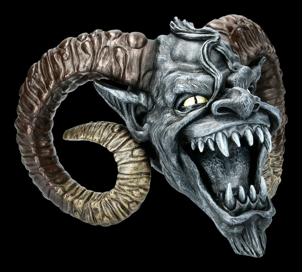 Teufelskopf Mit Hörnern 3 Teufelskopf Mit Hörnern