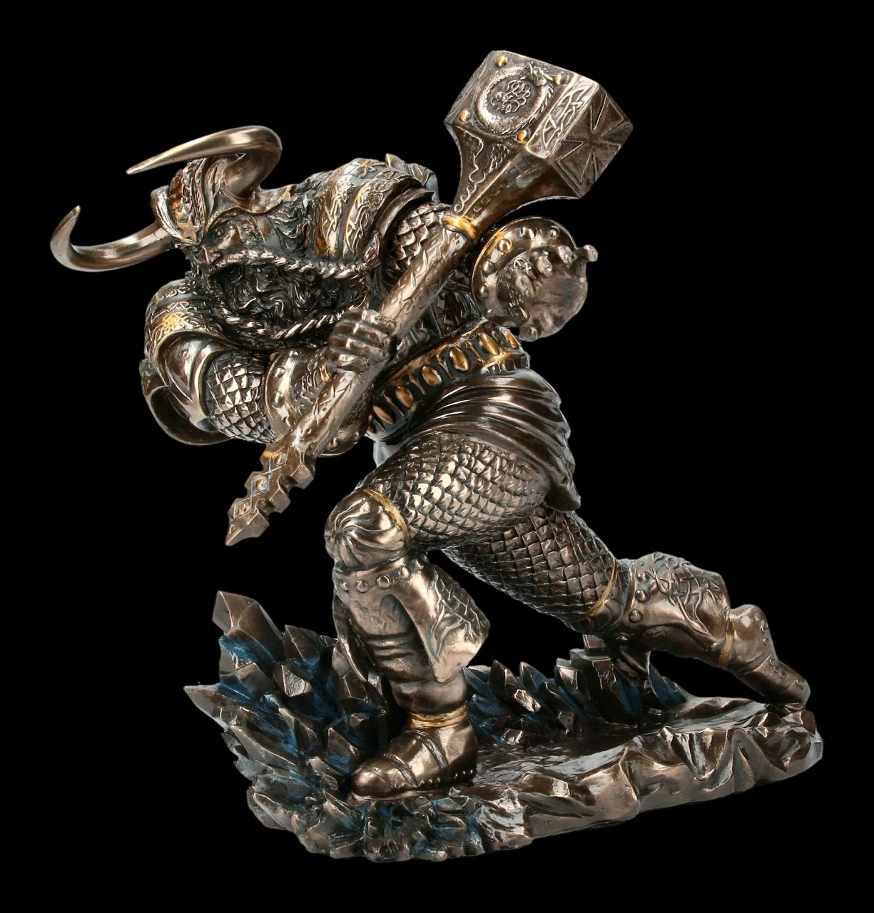 Thor Figur Im Kampf - Nordischer Gott 3 Thor Figur Im Kampf - Nordischer Gott