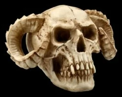 Totenkopf - Gehörnter Teufel
