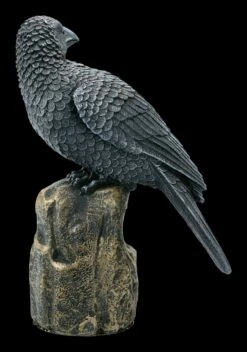 Schwarzer Rabe Sitzt Auf Fels -FIGUREN Verkäufe ML9237 Schwarzer Rabe sitzt auf Fels 5 1280x1280