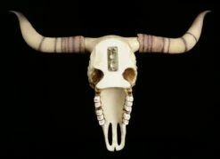Longhorn Rinderschädel -FIGUREN Verkäufe Rinder Totenkopf Wanddeko 2 1280x1280