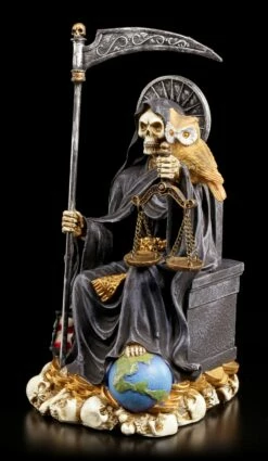 Sitzende Santa Muerte Figur - Schwarz -FIGUREN Verkäufe Santa Muerte Schwarz 2 1280x1280