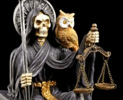 Sitzende Santa Muerte Figur - Schwarz -FIGUREN Verkäufe Santa Muerte Schwarz 4 1280x1280